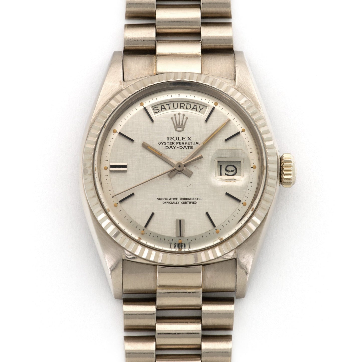 Rolex White Gold Day-Date Watch Ref. 1803, from 1972