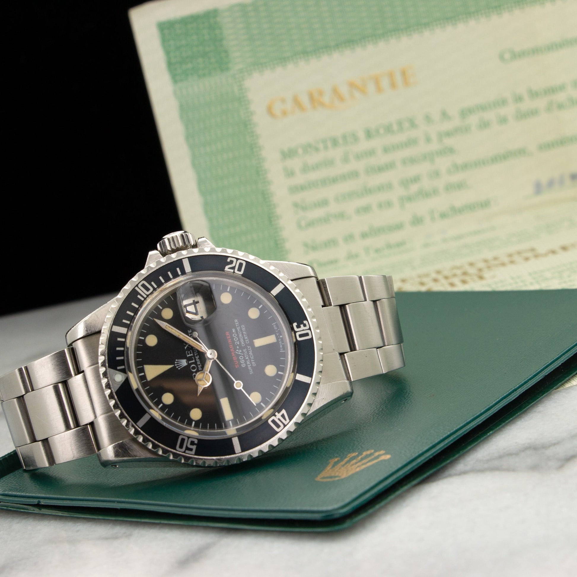 Rolex Steel Red Submariner Watch Ref. 1680