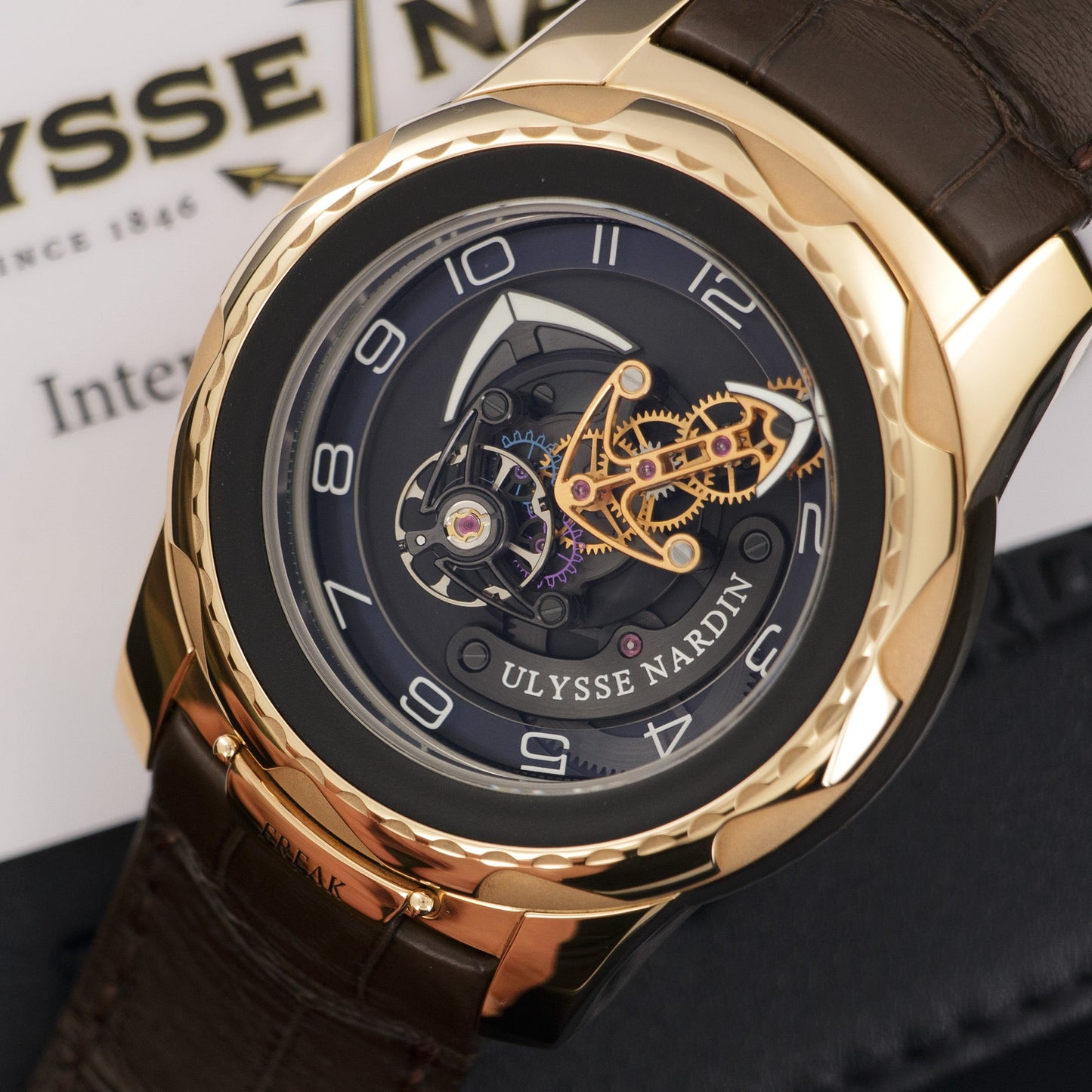 Ulysse Nardin Rose Gold Freak Cruiser Watch