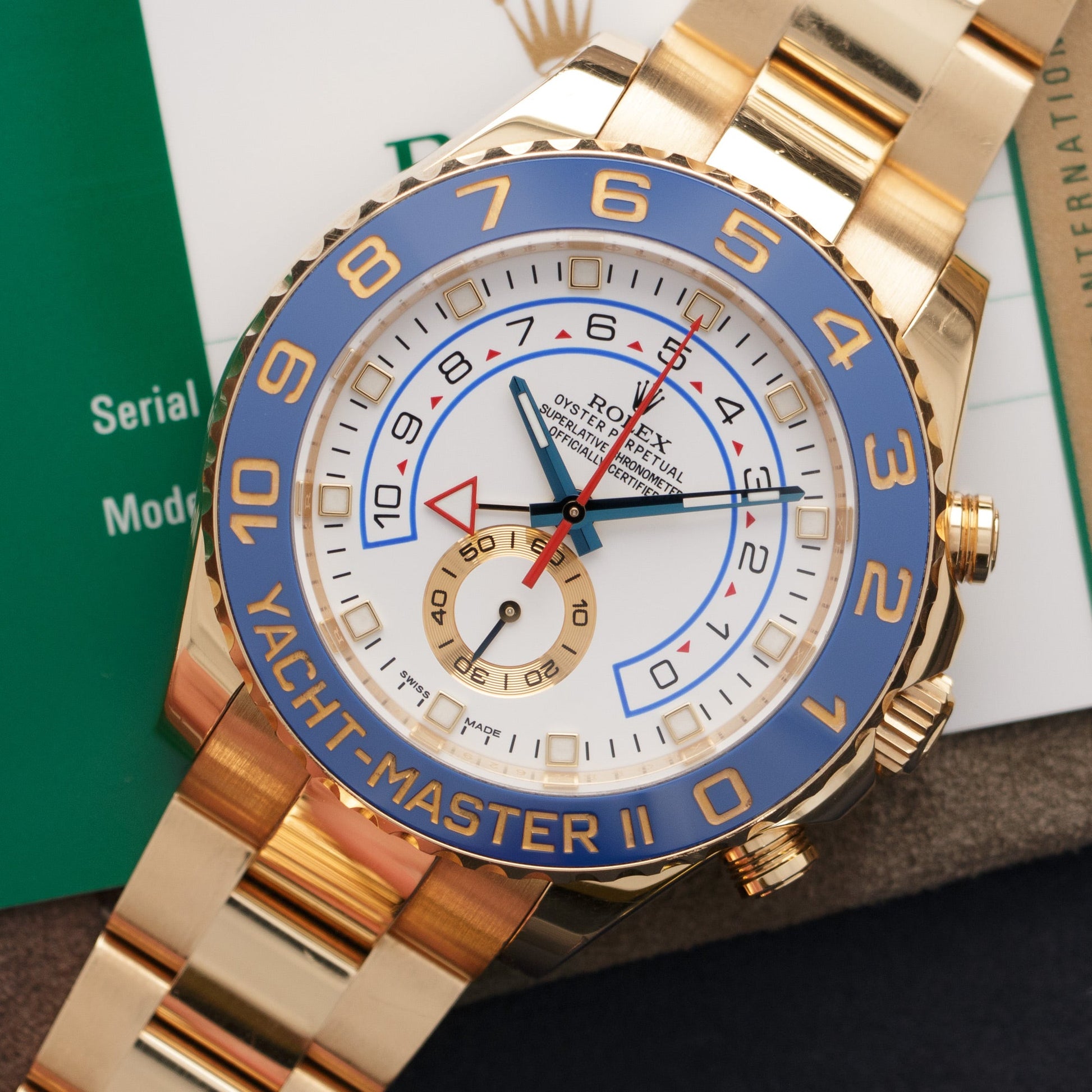 Rolex Yellow Gold Yacht-Master II Watch Ref. 116688