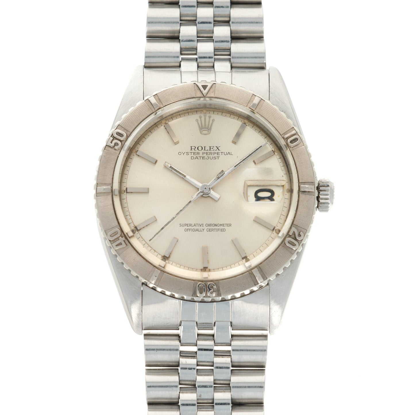 Rolex Steel Datejust Turnograph Watch Ref. 1625