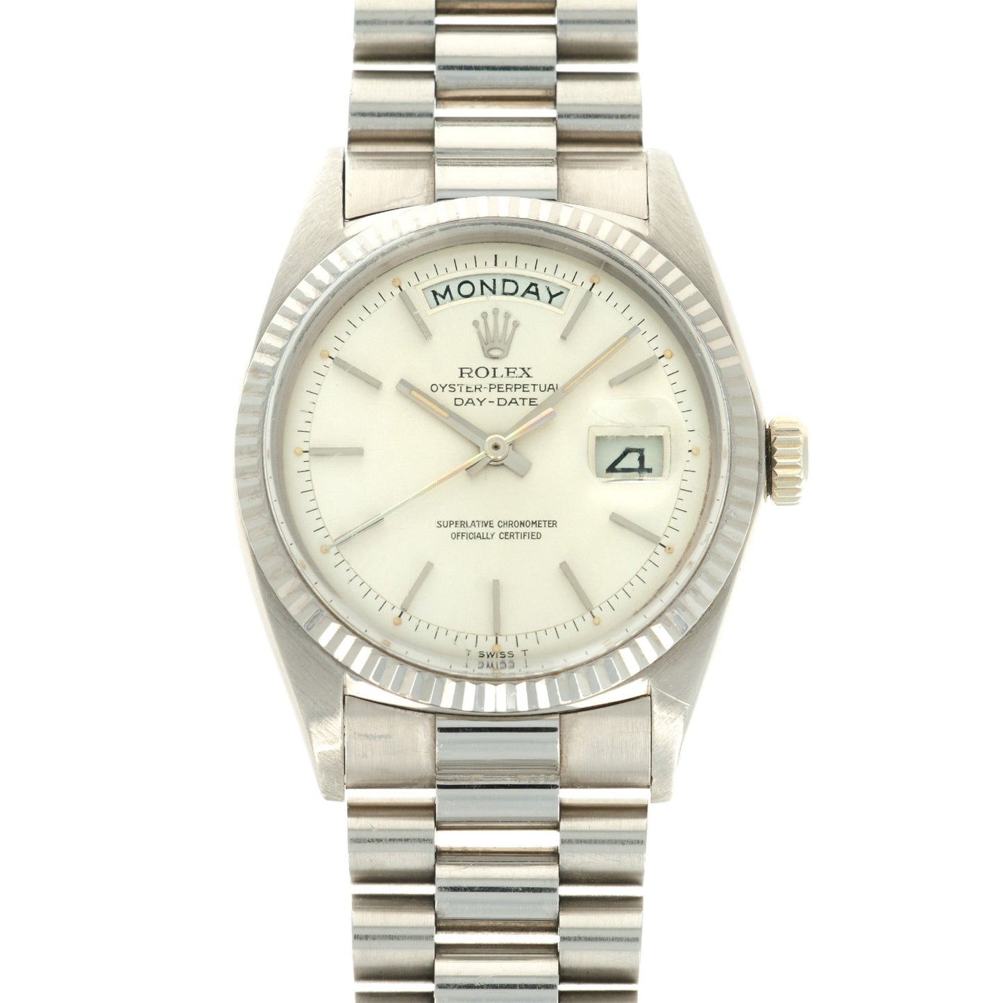 Rolex White Gold Day-Date Watch Ref. 1803