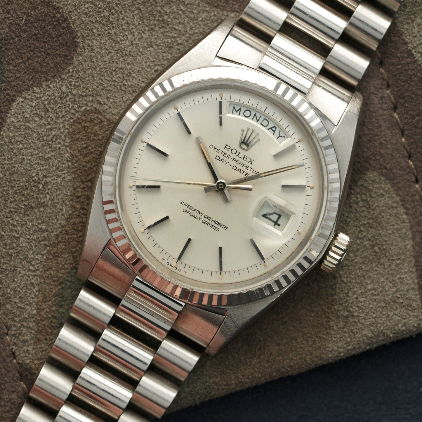 Rolex White Gold Day-Date Watch Ref. 1803