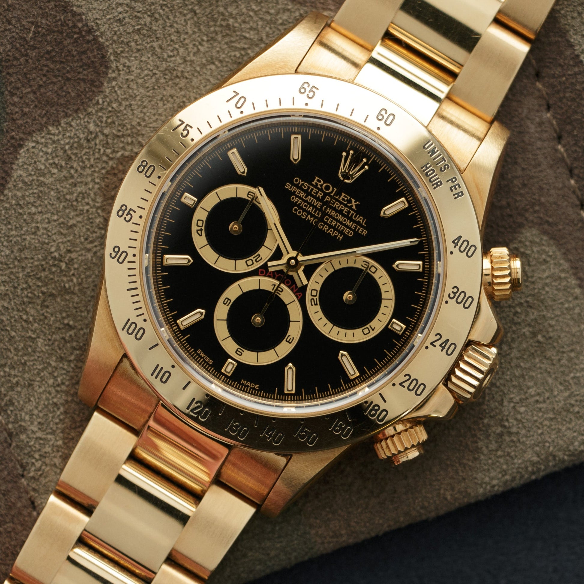 Rolex Yellow Gold Cosmograph Daytona Watch Ref. 16528