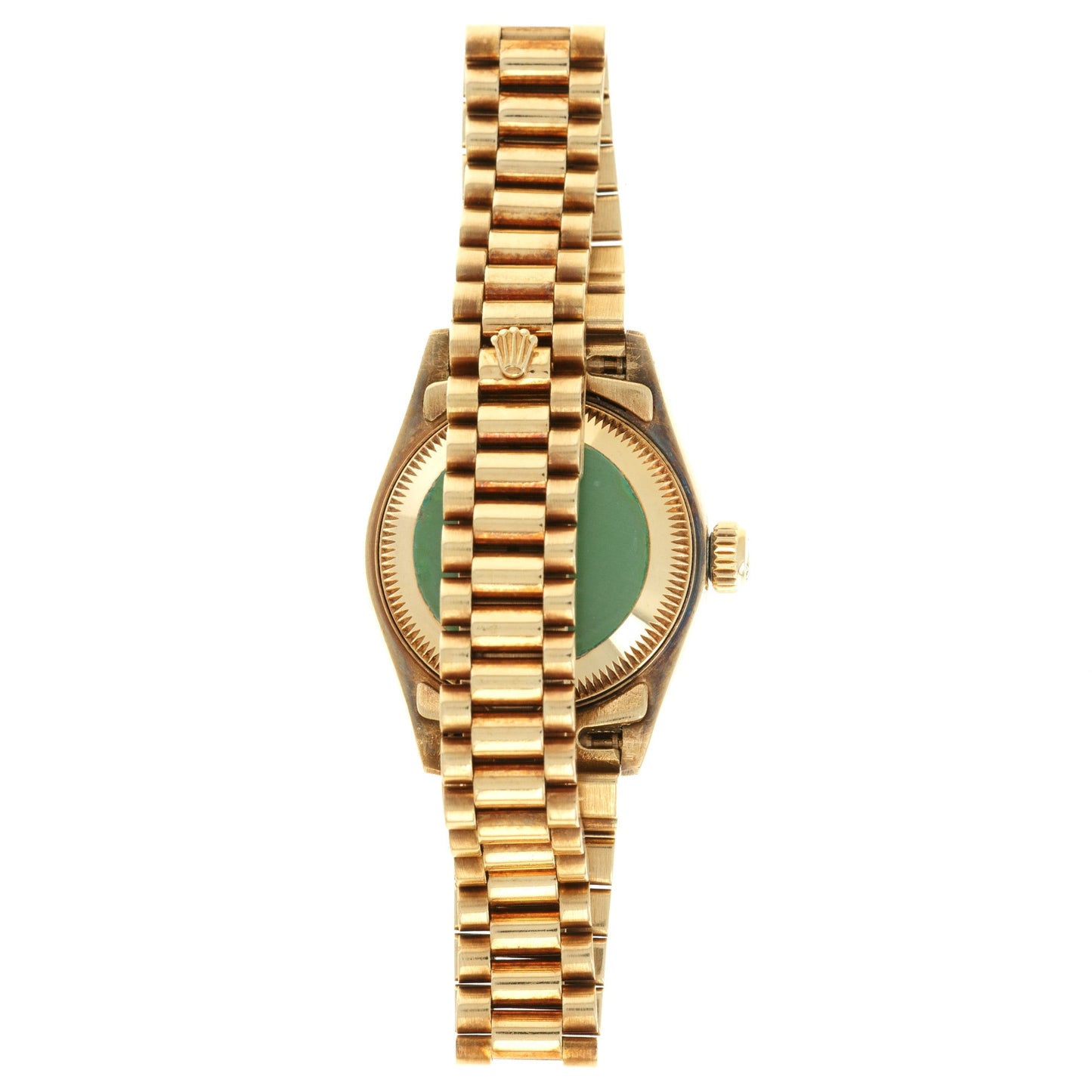 Rolex Yellow Gold Datejust Diamond Sapphire Watch