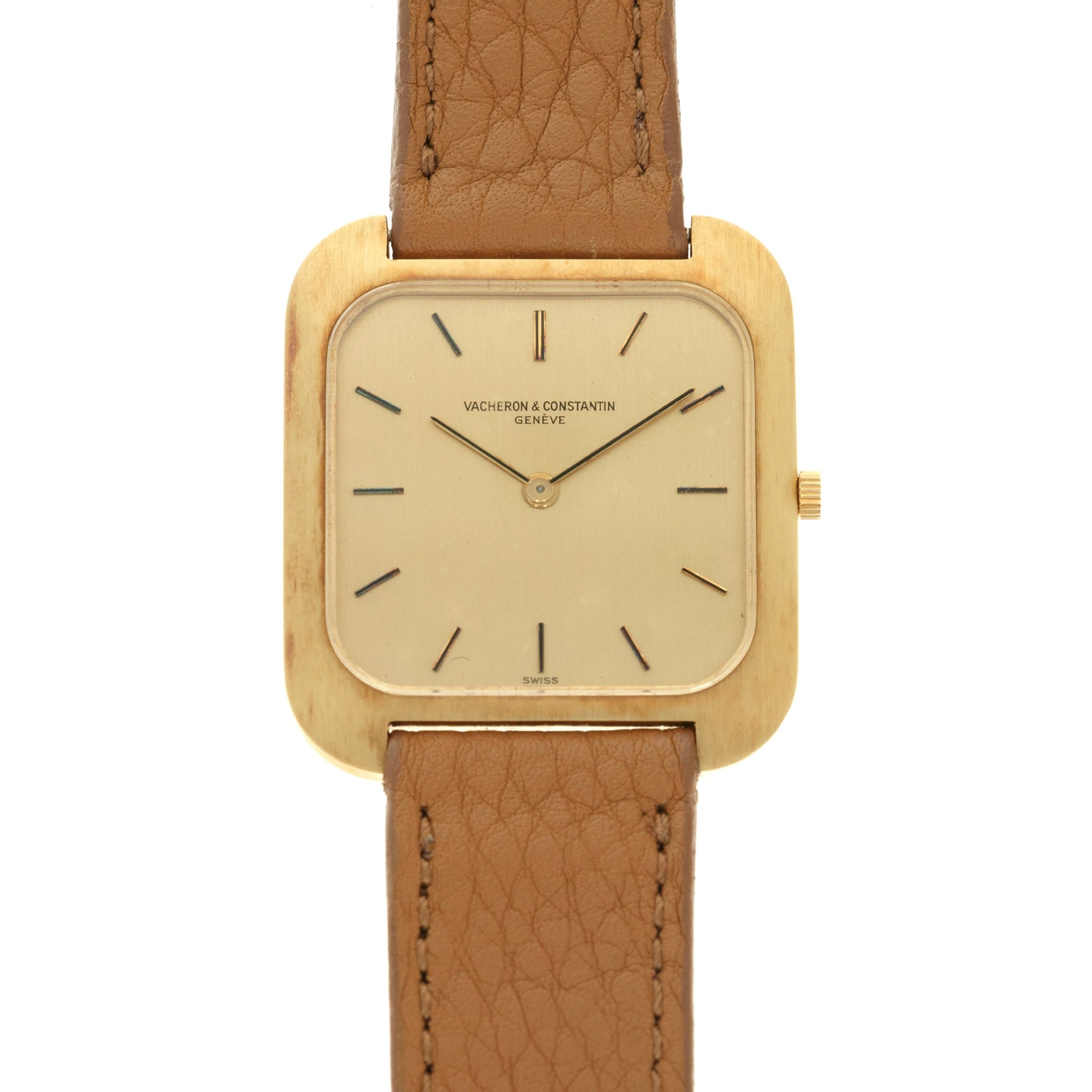 Vacheron Constantin Yellow Gold Oversized TV-Shape Watch, 1960s