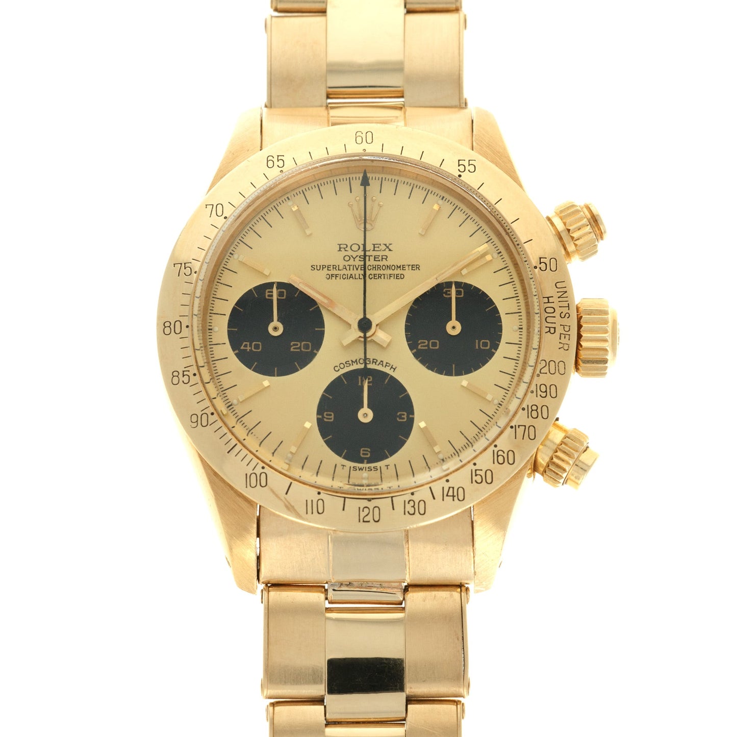 Rolex Yellow Gold Cosmograph Daytona R-Serial Watch Ref. 6265