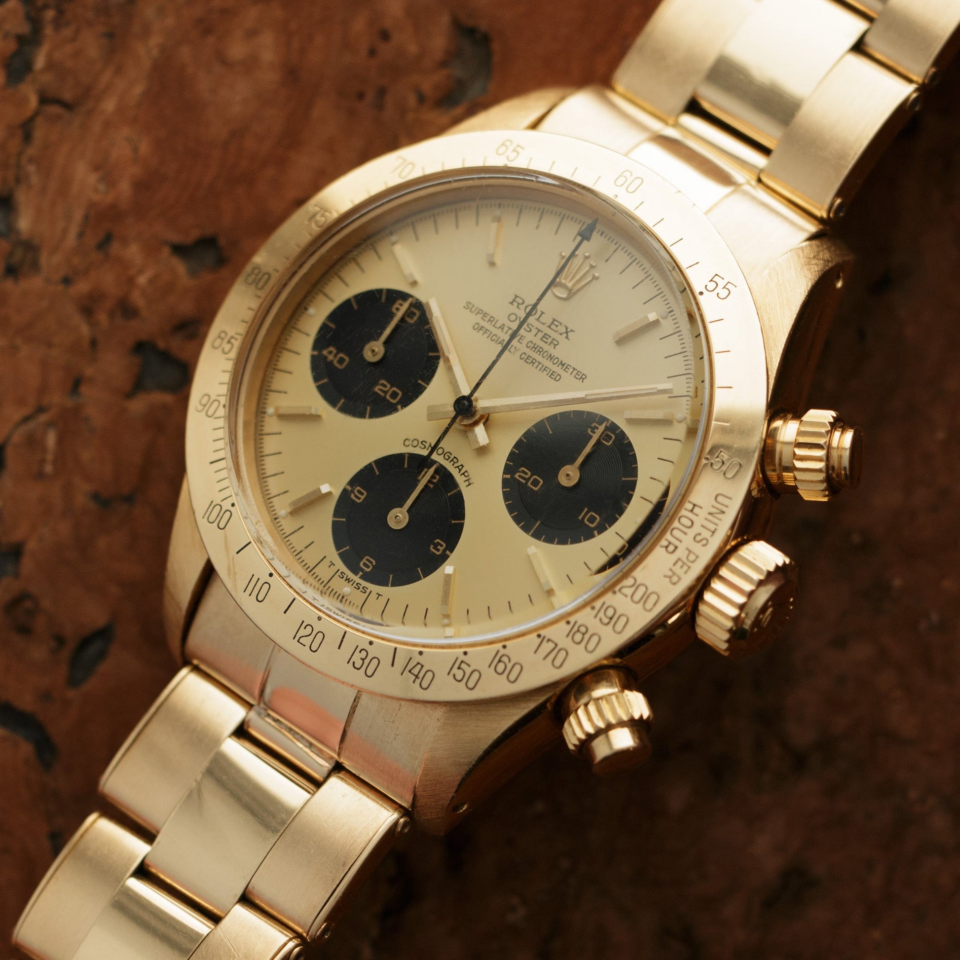 Rolex Yellow Gold Cosmograph Daytona R-Serial Watch Ref. 6265