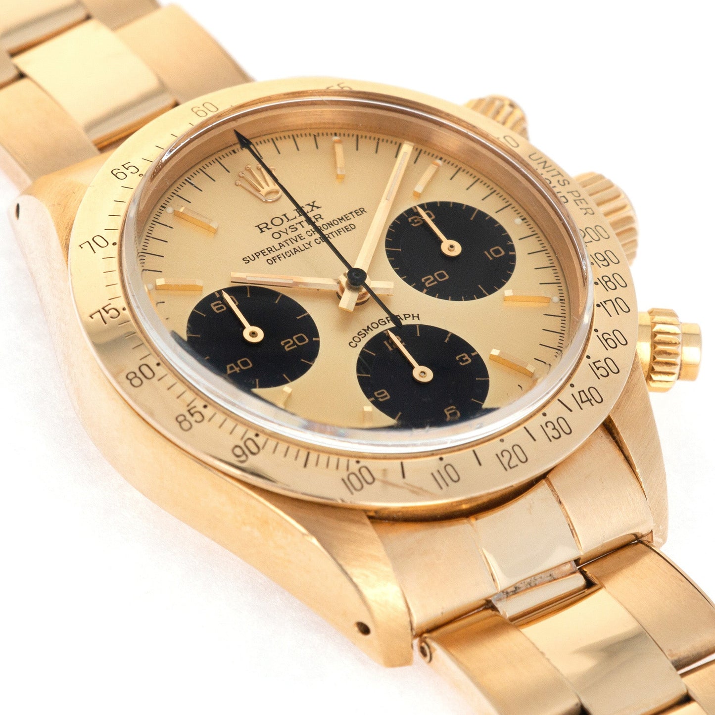 Rolex Yellow Gold Cosmograph Daytona R-Serial Watch Ref. 6265