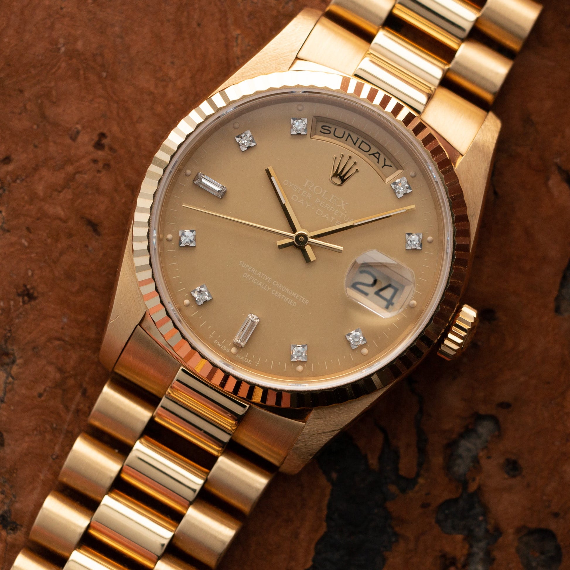 Rolex Yellow Gold Day-Date Watch Ref. 18238