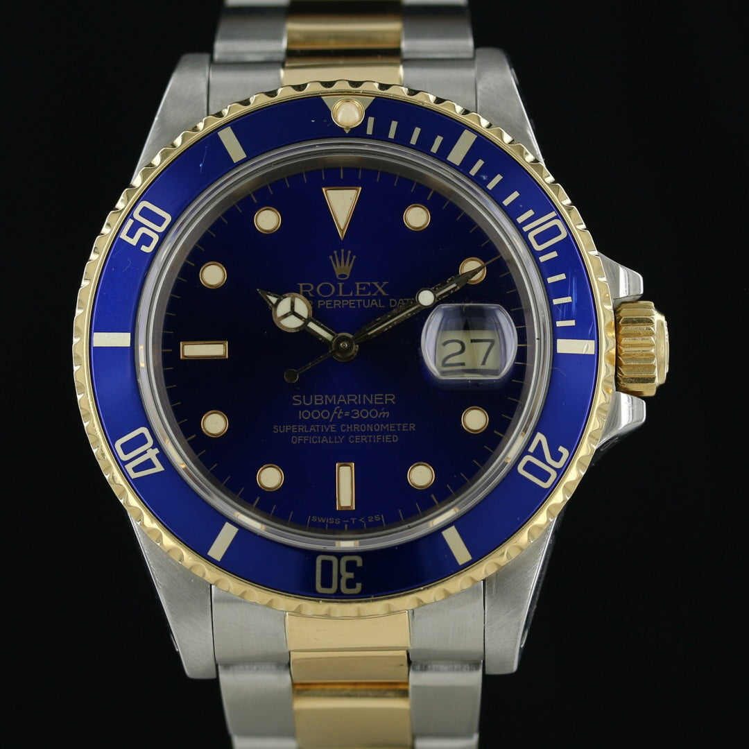 Rolex Submariner 16613 Steel & Gold