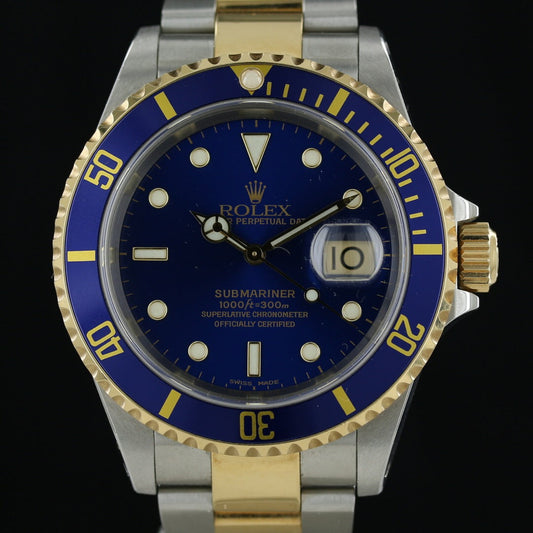 Rolex Submariner 16613 Steel & Gold