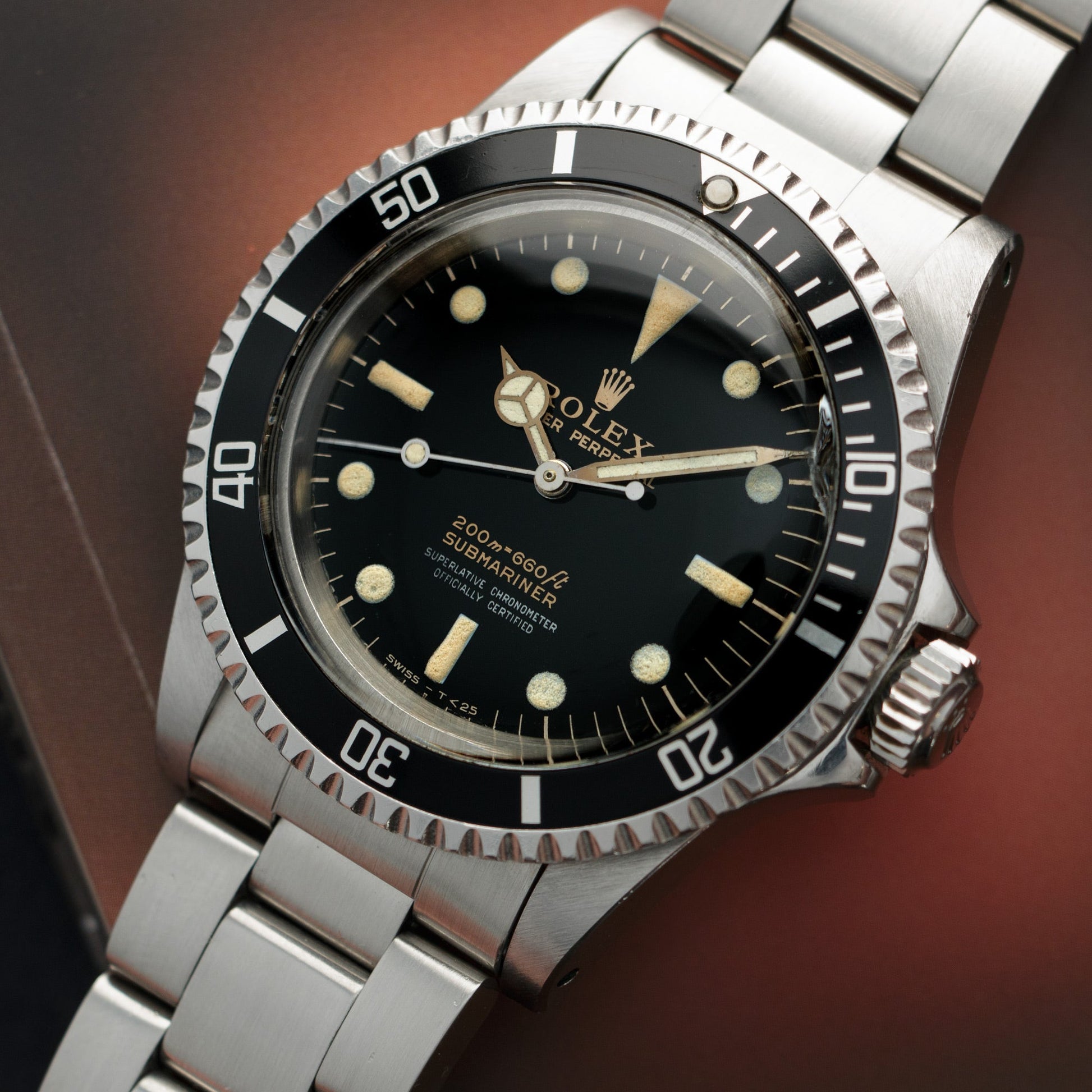 Rolex Submariner Four Line Gilt Ref. 5512