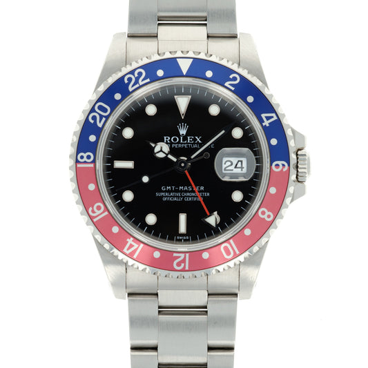 Rolex Steel Pepsi GMT-Master Ref. 16700 with Original Warranty