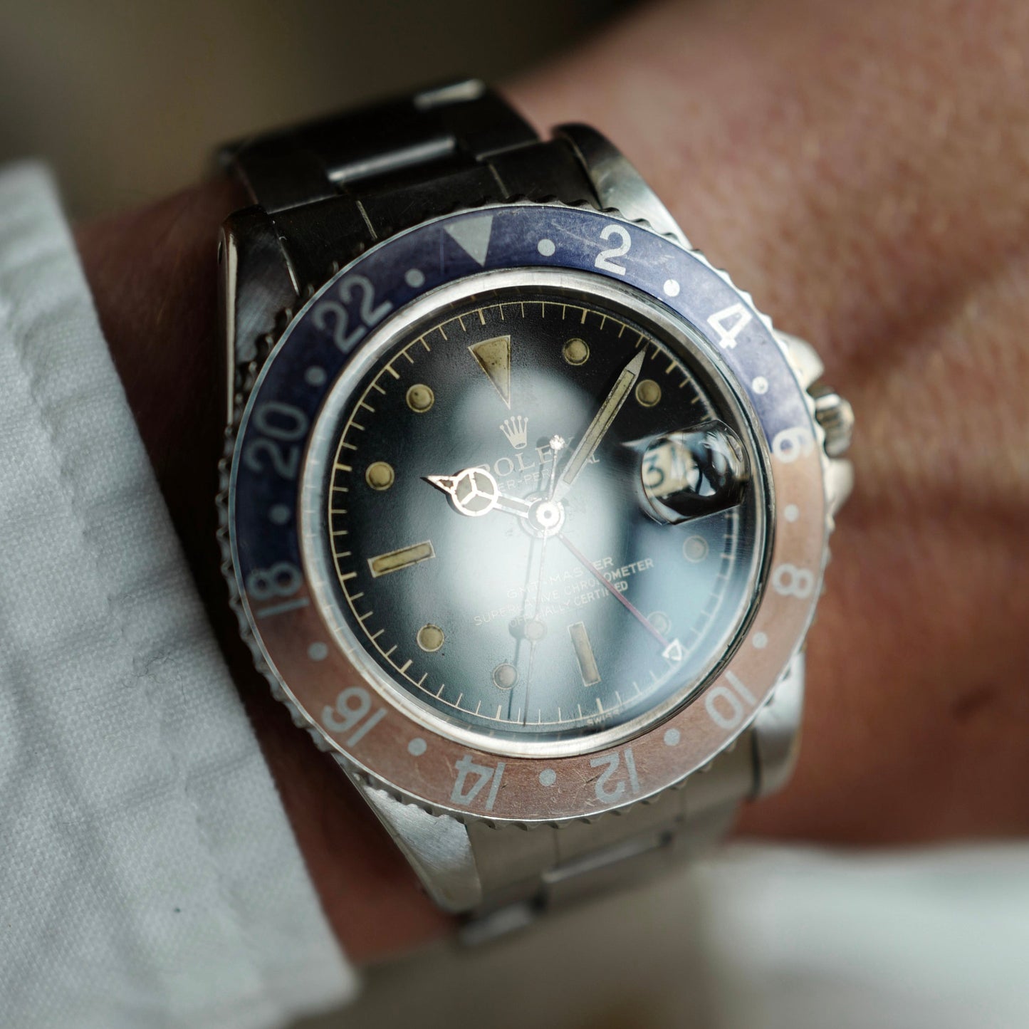 Rolex Steel Gilt Underline Dial GMT-Master Ref. 1675