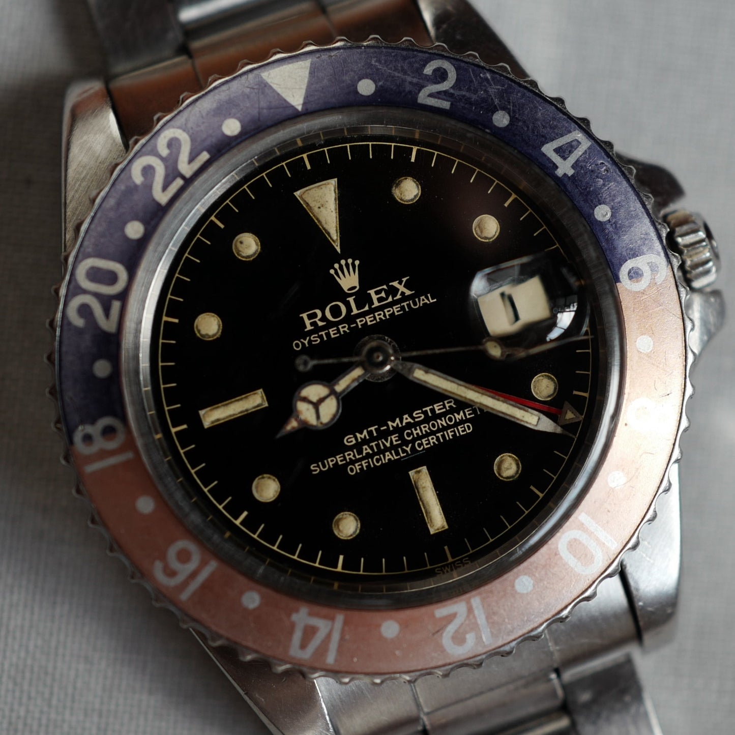 Rolex Steel Gilt Underline Dial GMT-Master Ref. 1675