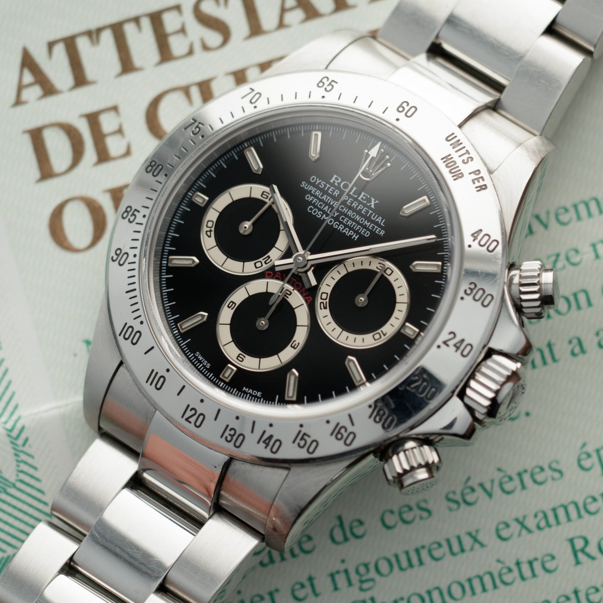 Rolex Zenith Daytona Ref. 16520 with Original Papers