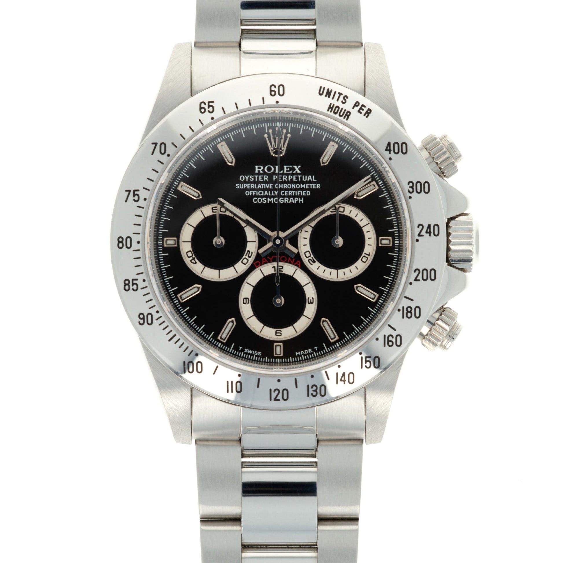 Rolex Steel Zenith Daytona Ref. 16520 in New Old Stock Condition with Warranty