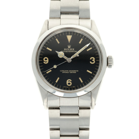 Rolex Steel Gilt Dial Explorer Ref. 1016