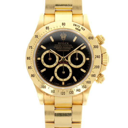 Rolex Yellow Gold Cosmograph Daytona Zenith Watch Ref. 16528 from 1991