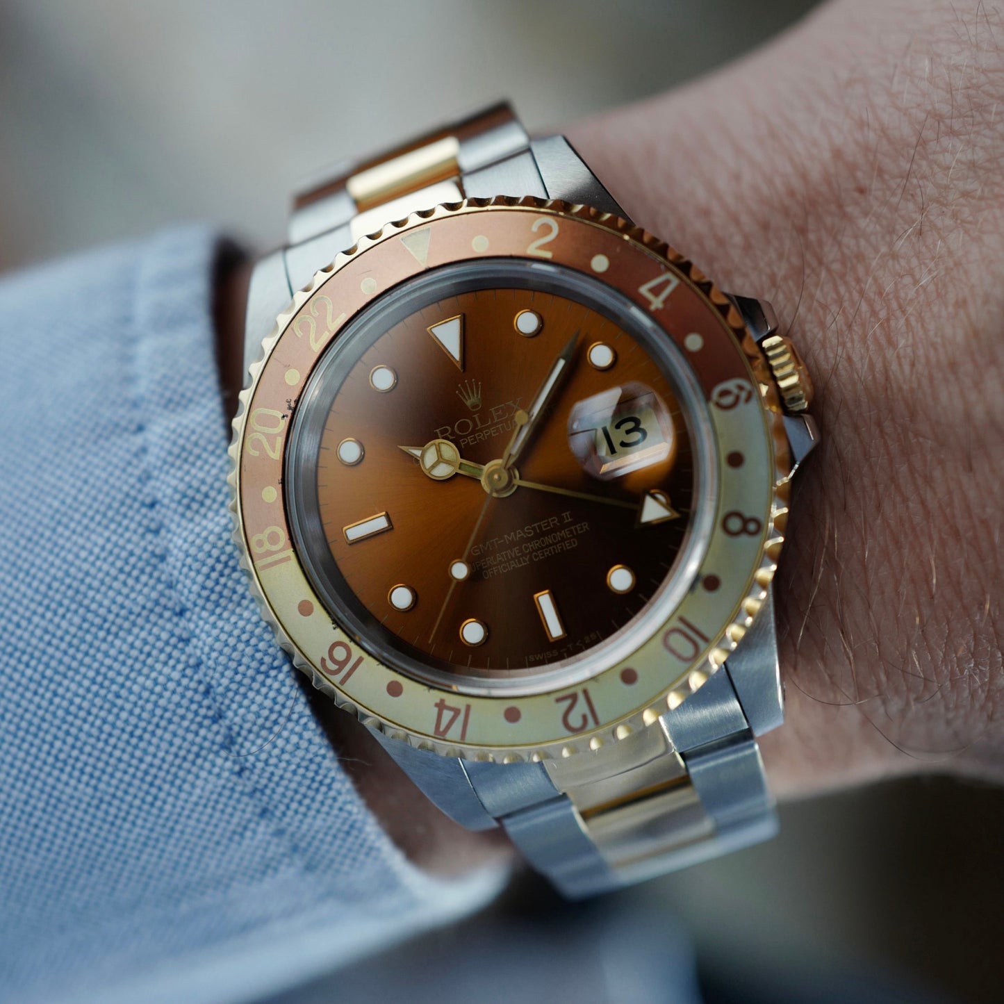 Rolex Two-Tone Root Beer GMT-Master Ref. 16713