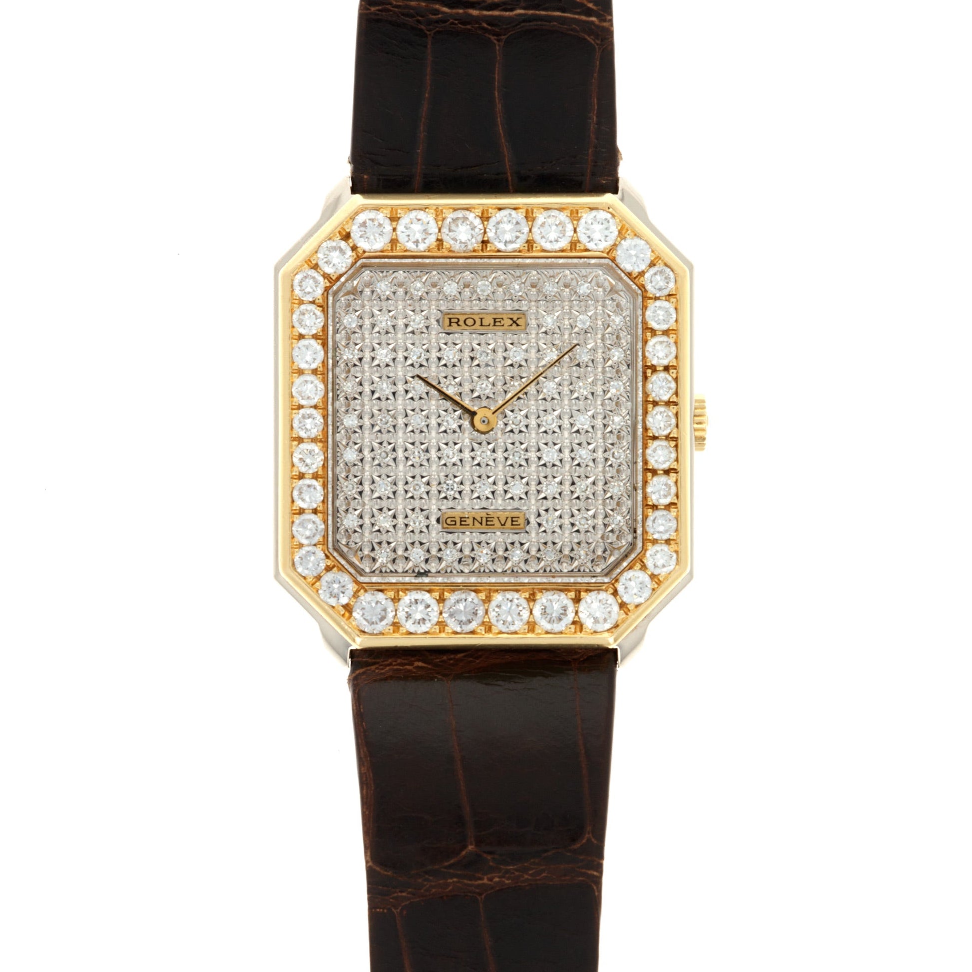 Rolex Yellow Gold Diamond Watch Ref. 5032, Made for the Sultan of Oman