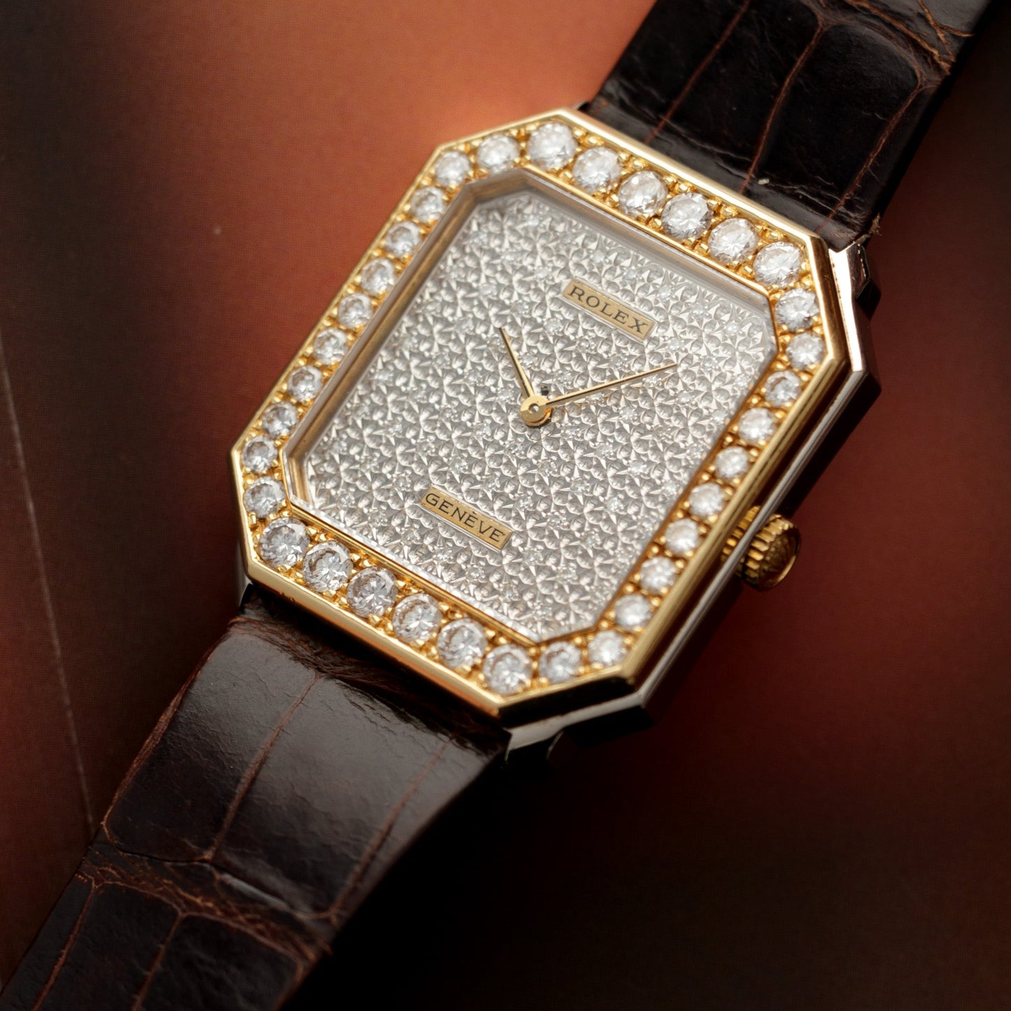 Rolex Yellow Gold Diamond Watch Ref. 5032, Made for the Sultan of Oman