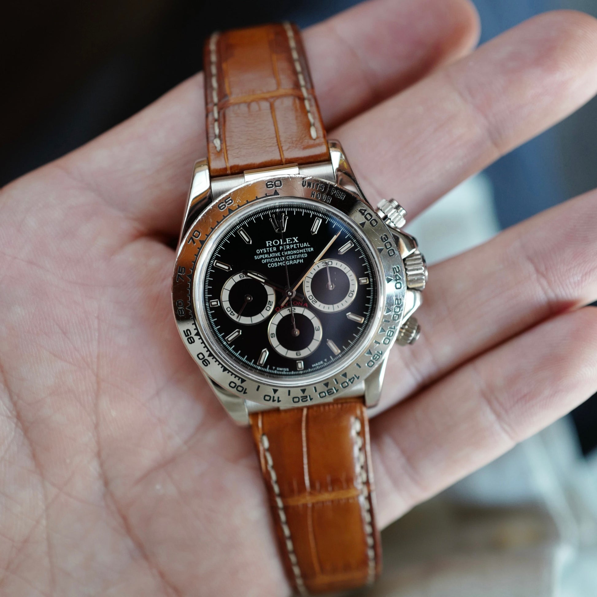 Rolex White Gold Cosmograph Daytona Ref. 16519