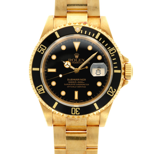 Rolex Yellow Gold Submariner Ref. 16618