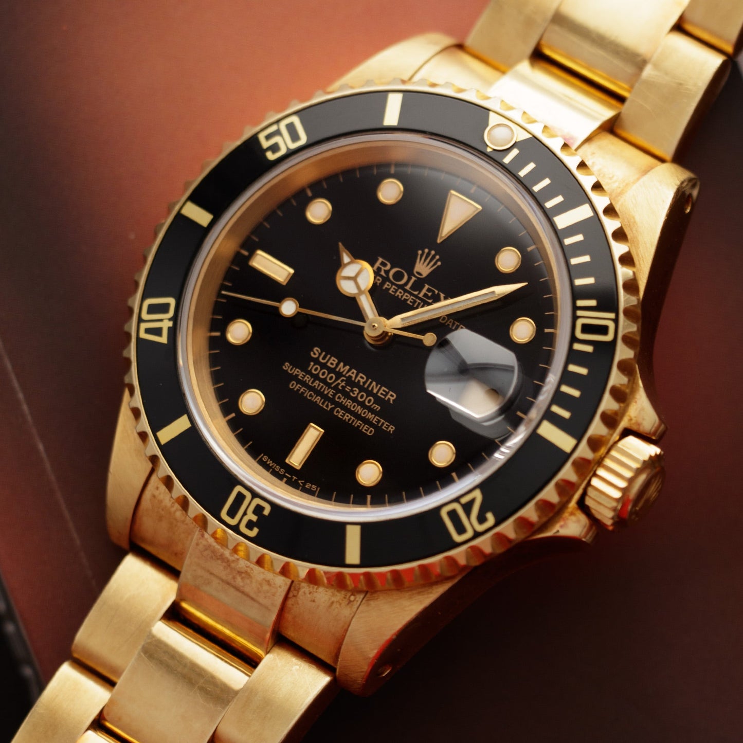 Rolex Yellow Gold Submariner Ref. 16618