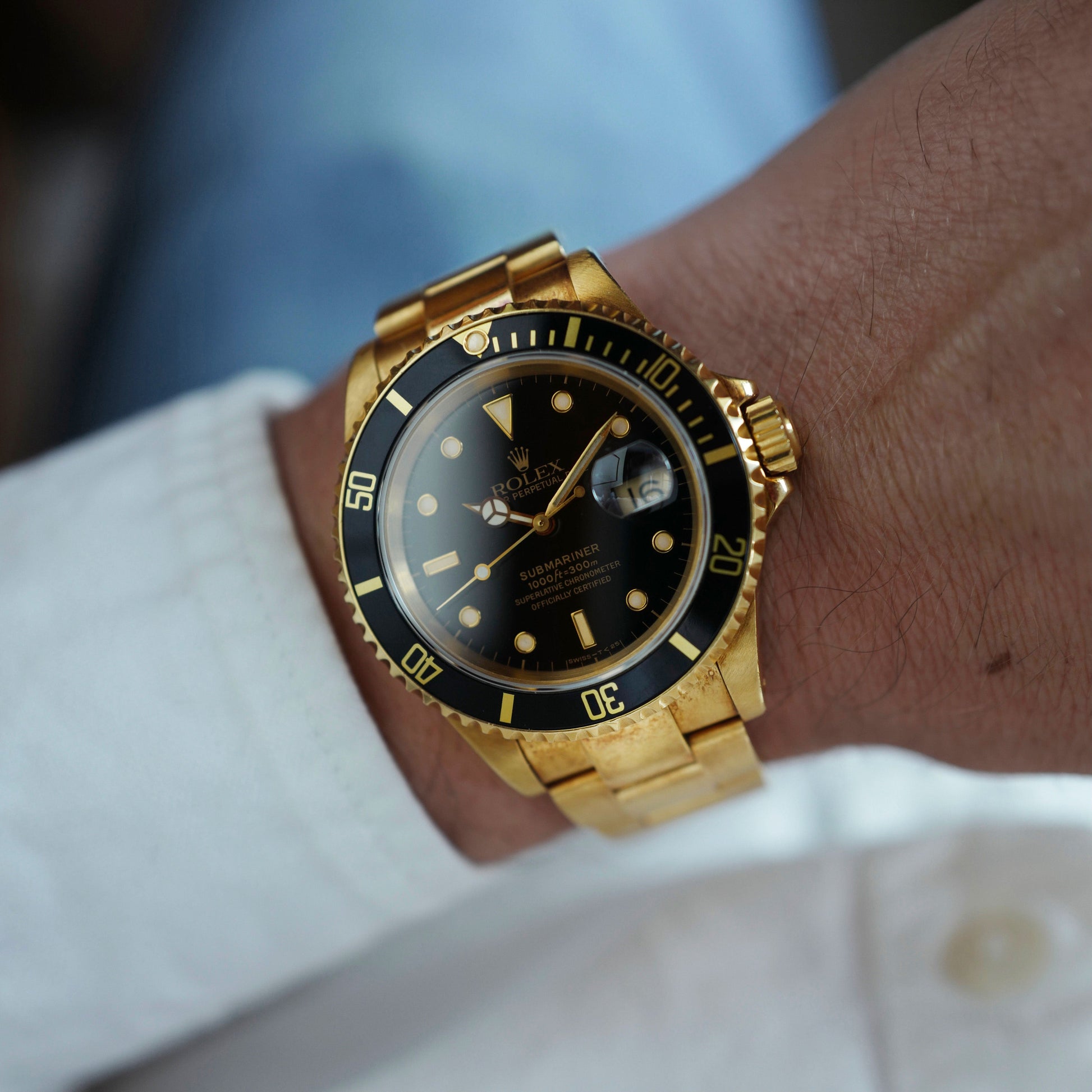 Rolex Yellow Gold Submariner Ref. 16618