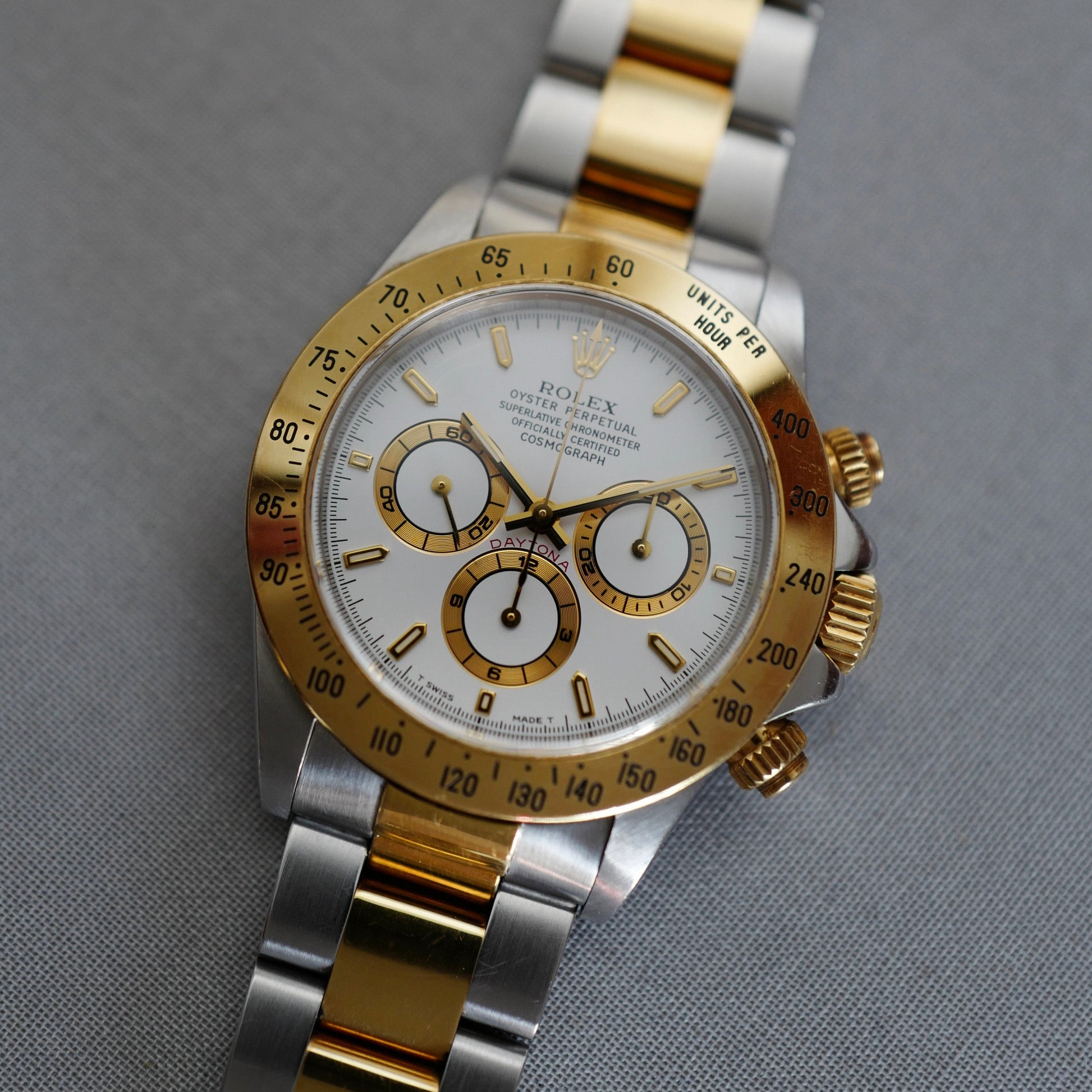 Rolex Two-Tone Zenith Daytona Ref. 16523 with Original Warranty