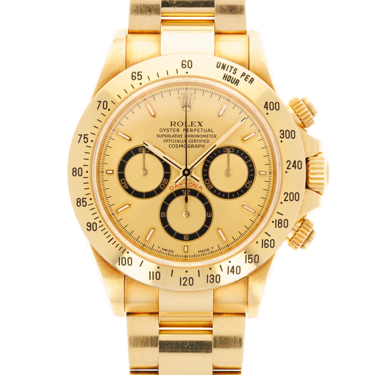 Rolex Yellow Gold Zenith Daytona Cosmograph Ref. 16528