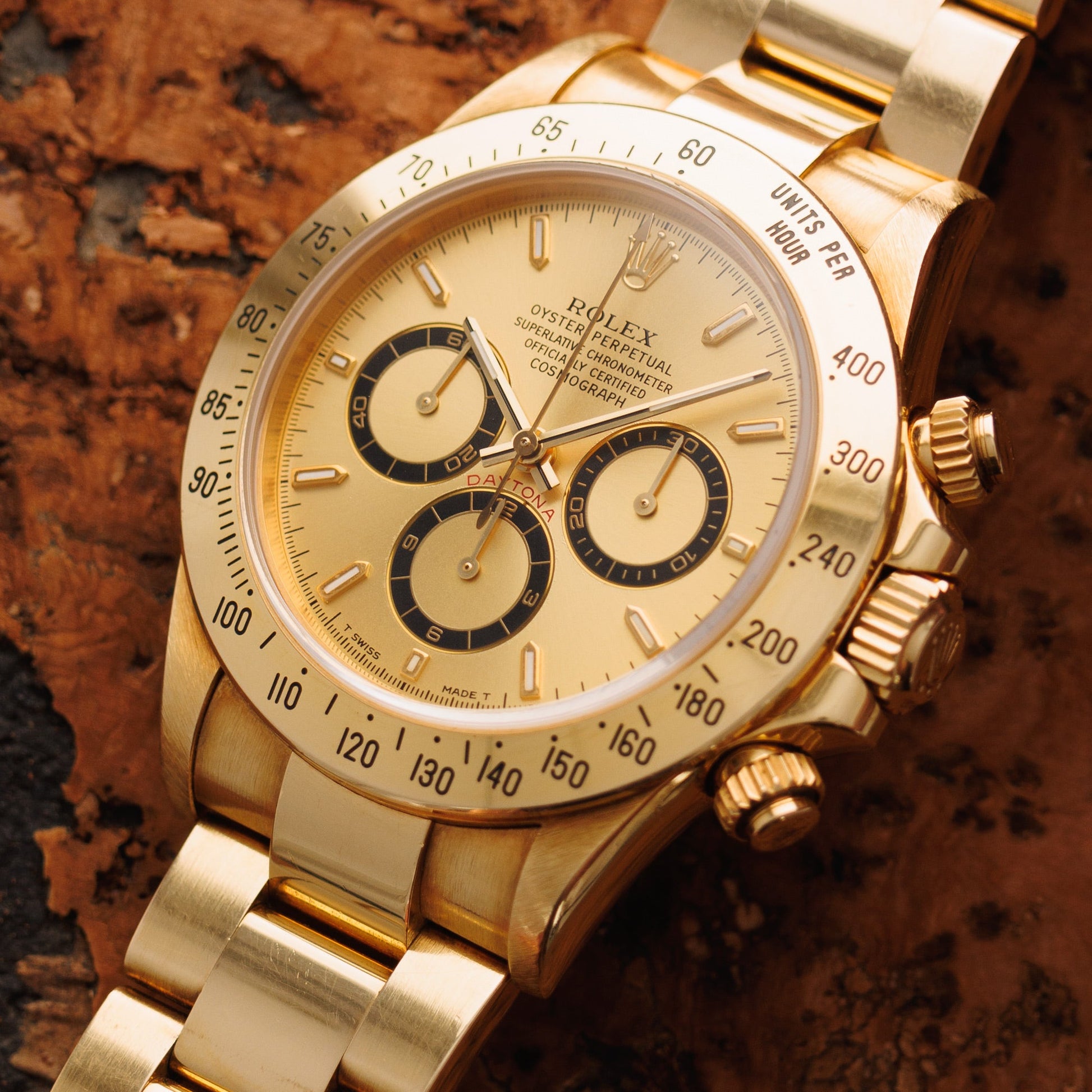 Rolex Yellow Gold Zenith Daytona Cosmograph Ref. 16528