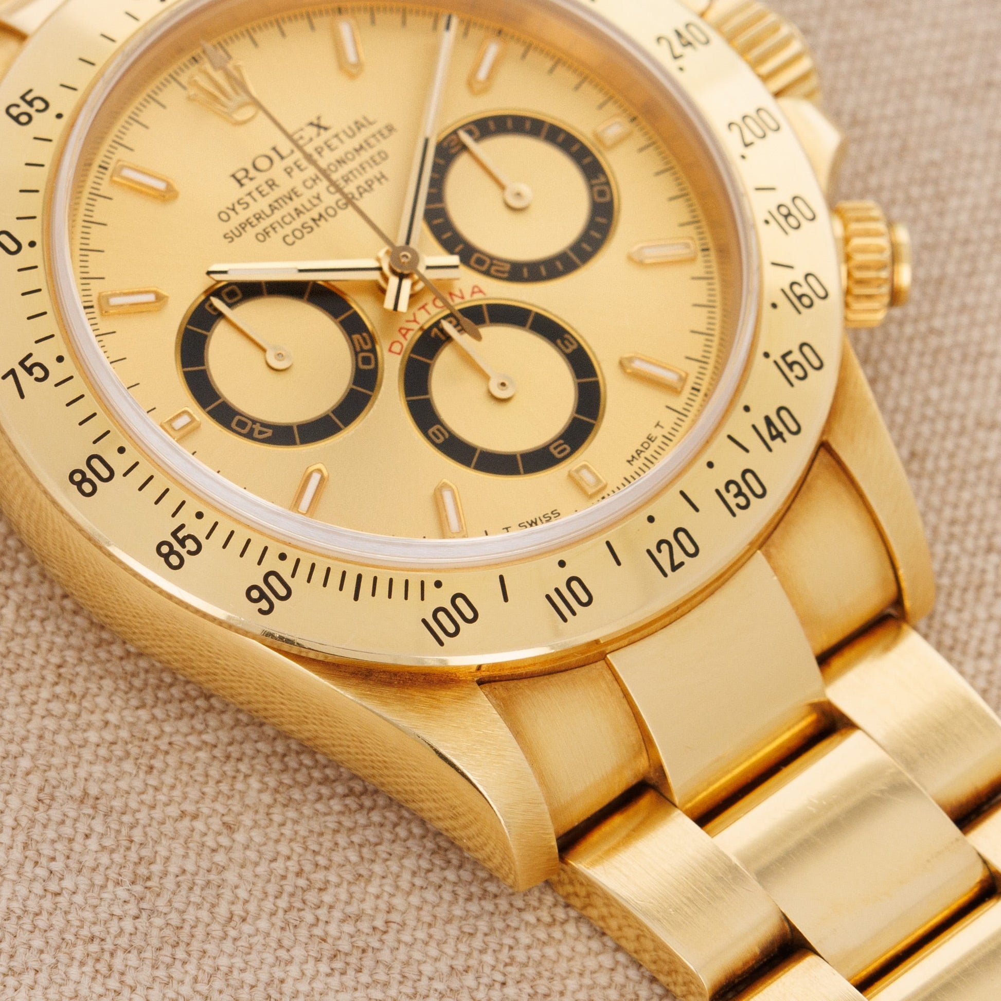 Rolex Yellow Gold Zenith Daytona Cosmograph Ref. 16528