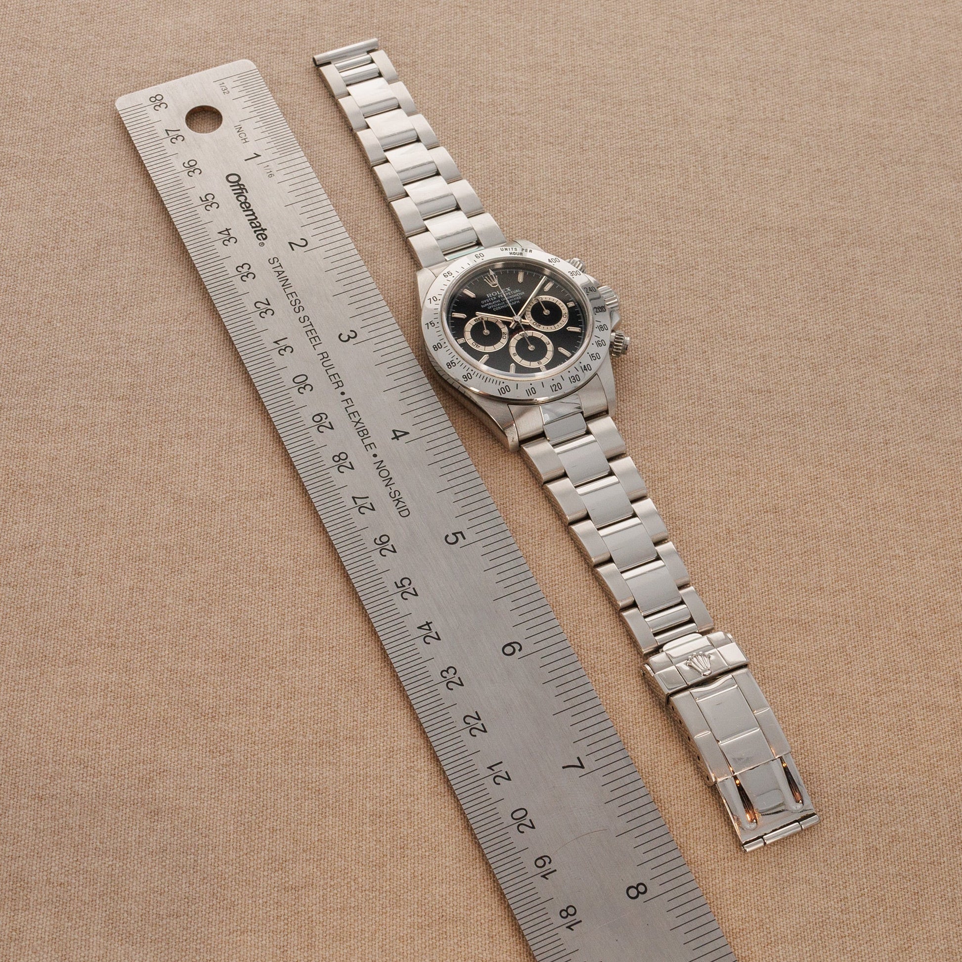 Rolex Steel Zenith Daytona Chronograph Ref. 16520 with Original Warranty