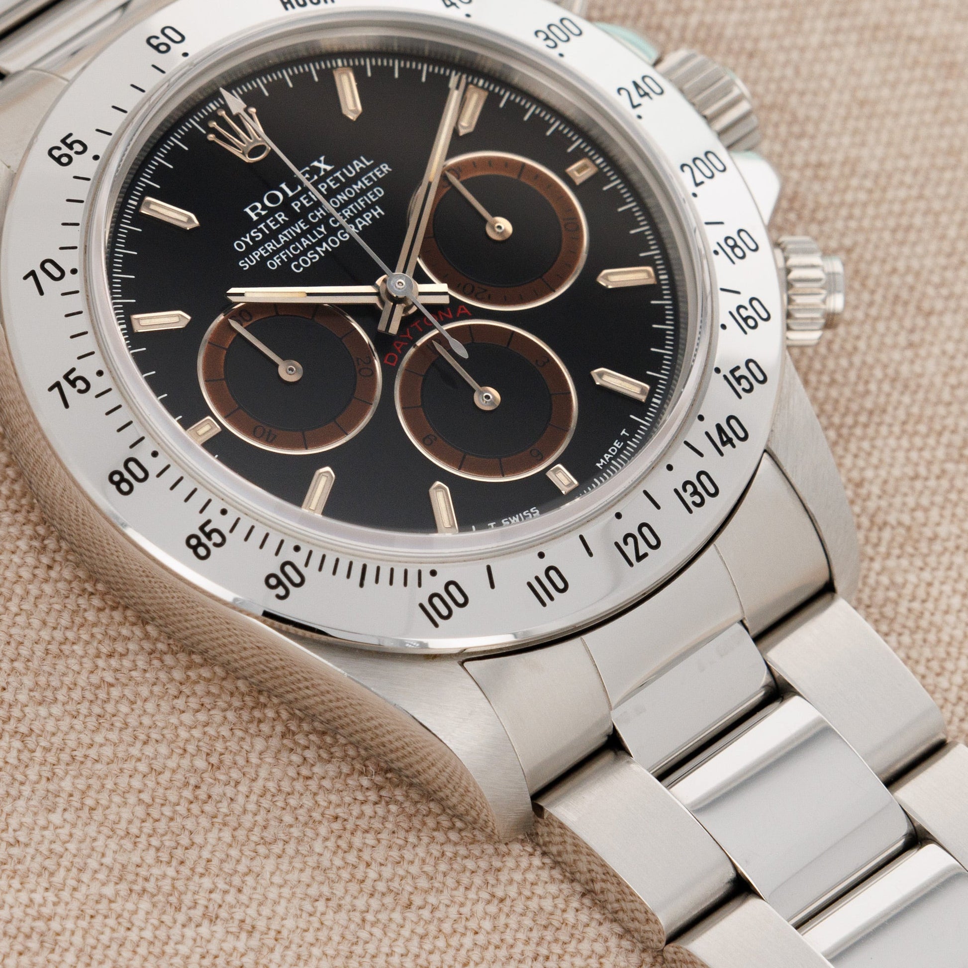 Rolex Steel Daytona Ref. 16520 with Patrizzi Dial in Exceptional Condition