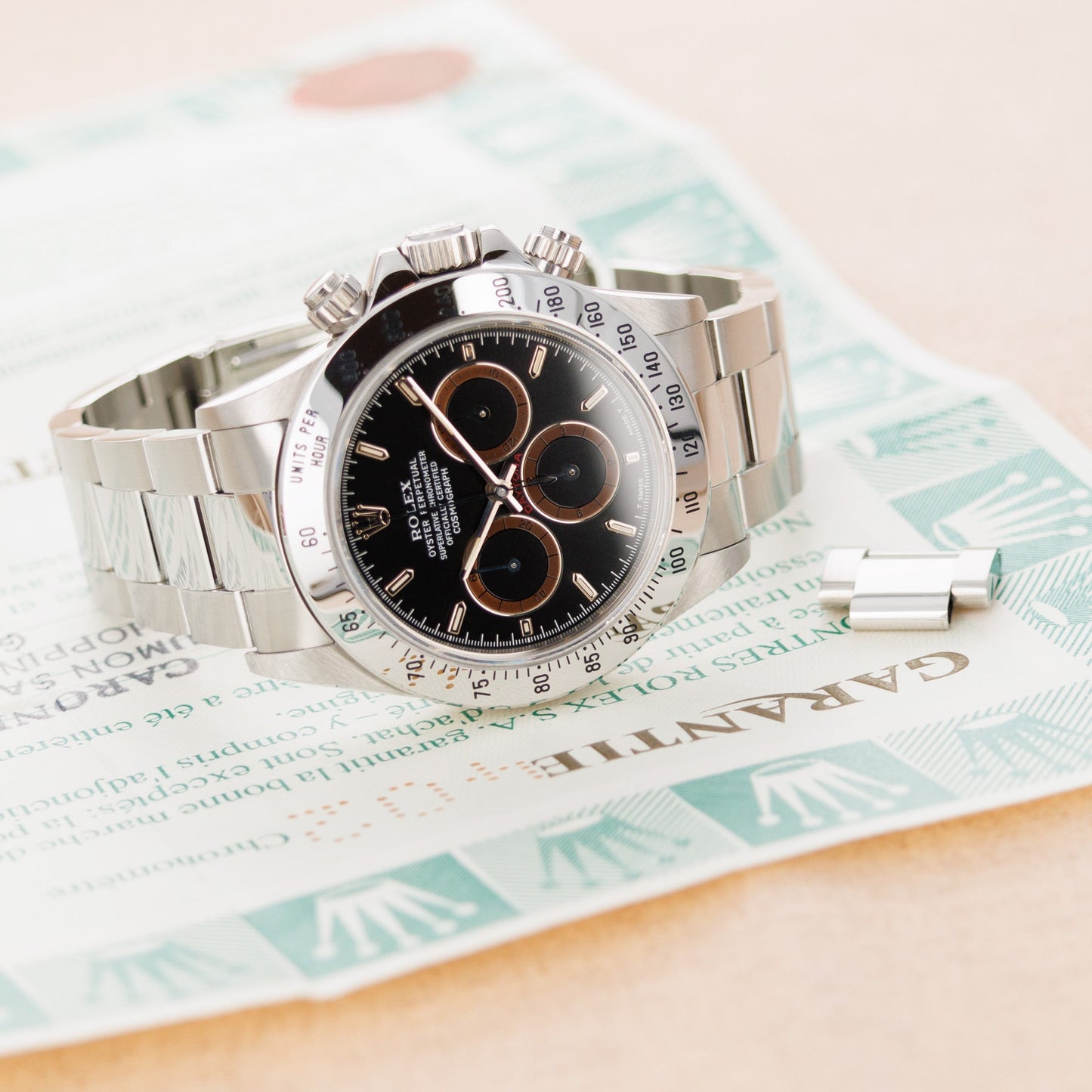 Rolex Steel Daytona Ref. 16520 with Patrizzi Dial in Exceptional Condition