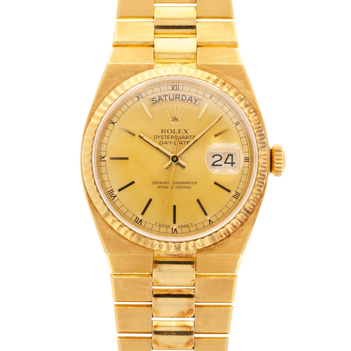 Rolex Yellow Gold Day-Date Oysterquartz Ref. 19018