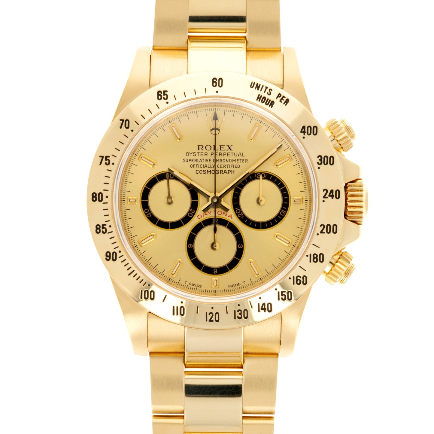 Rolex Yellow Gold Zenith Inverted Daytona Ref. 16528