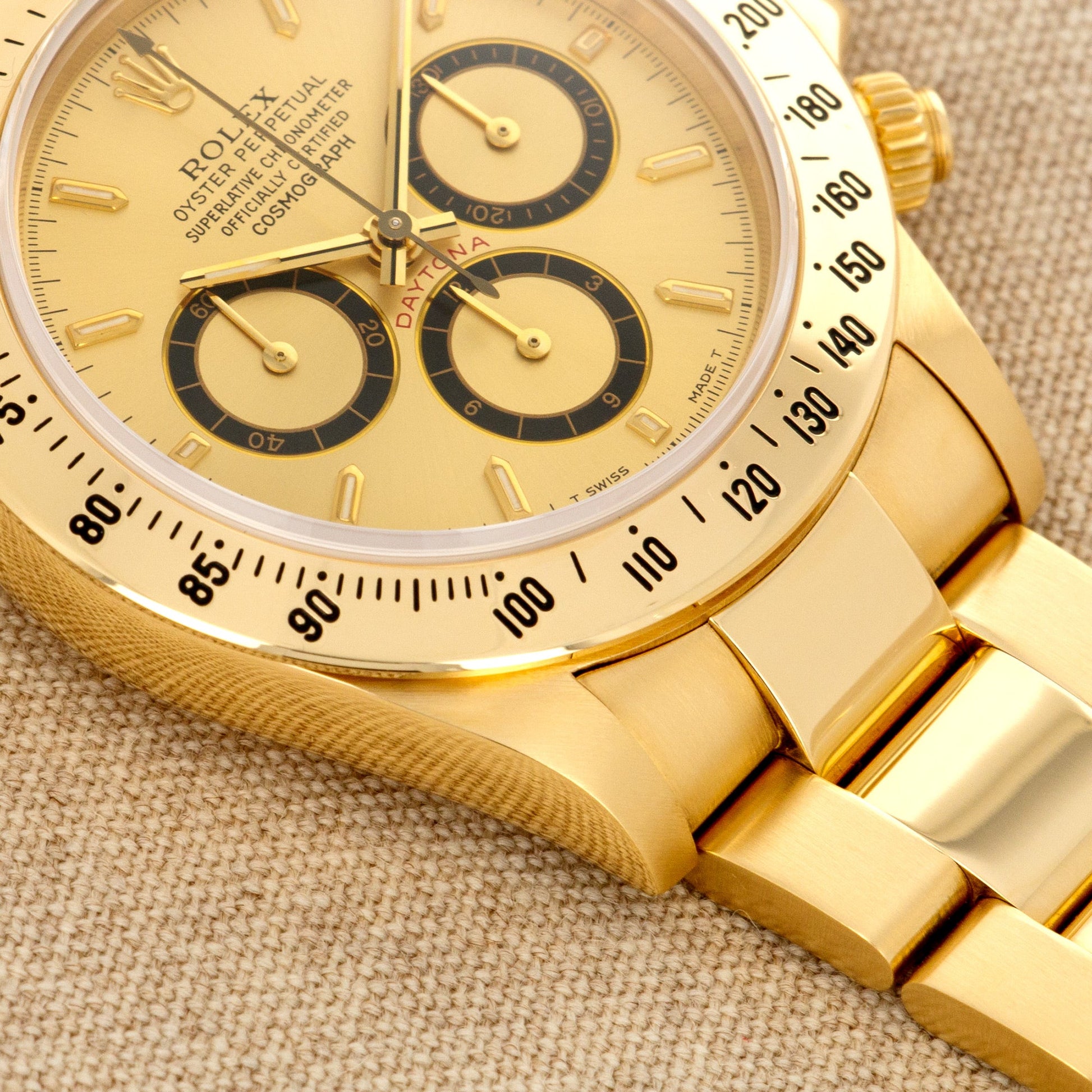 Rolex Yellow Gold Zenith Inverted Daytona Ref. 16528