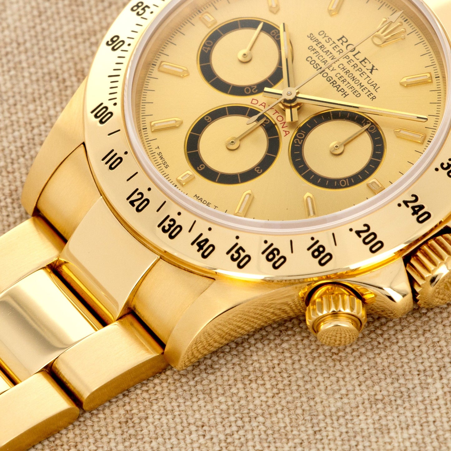 Rolex Yellow Gold Zenith Inverted Daytona Ref. 16528