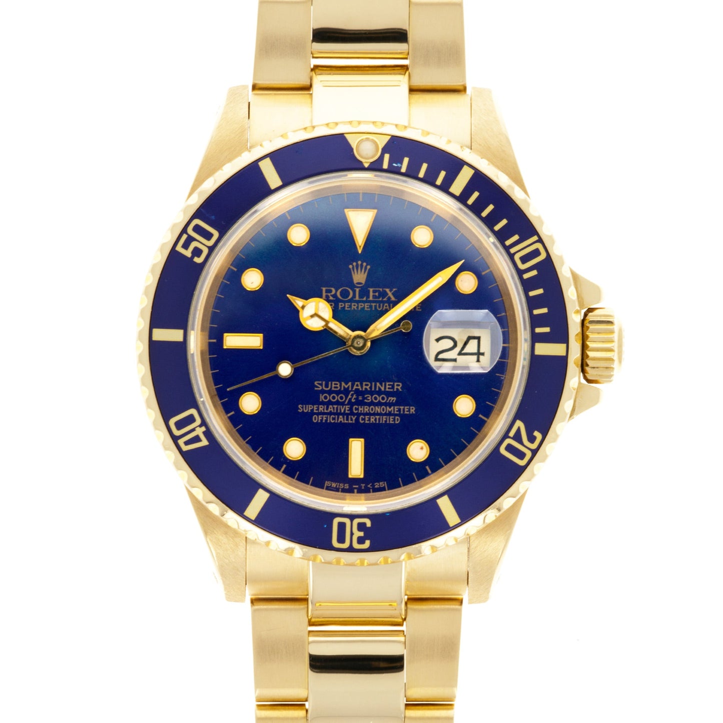 Rolex Yellow Gold Submariner Ref. 16618