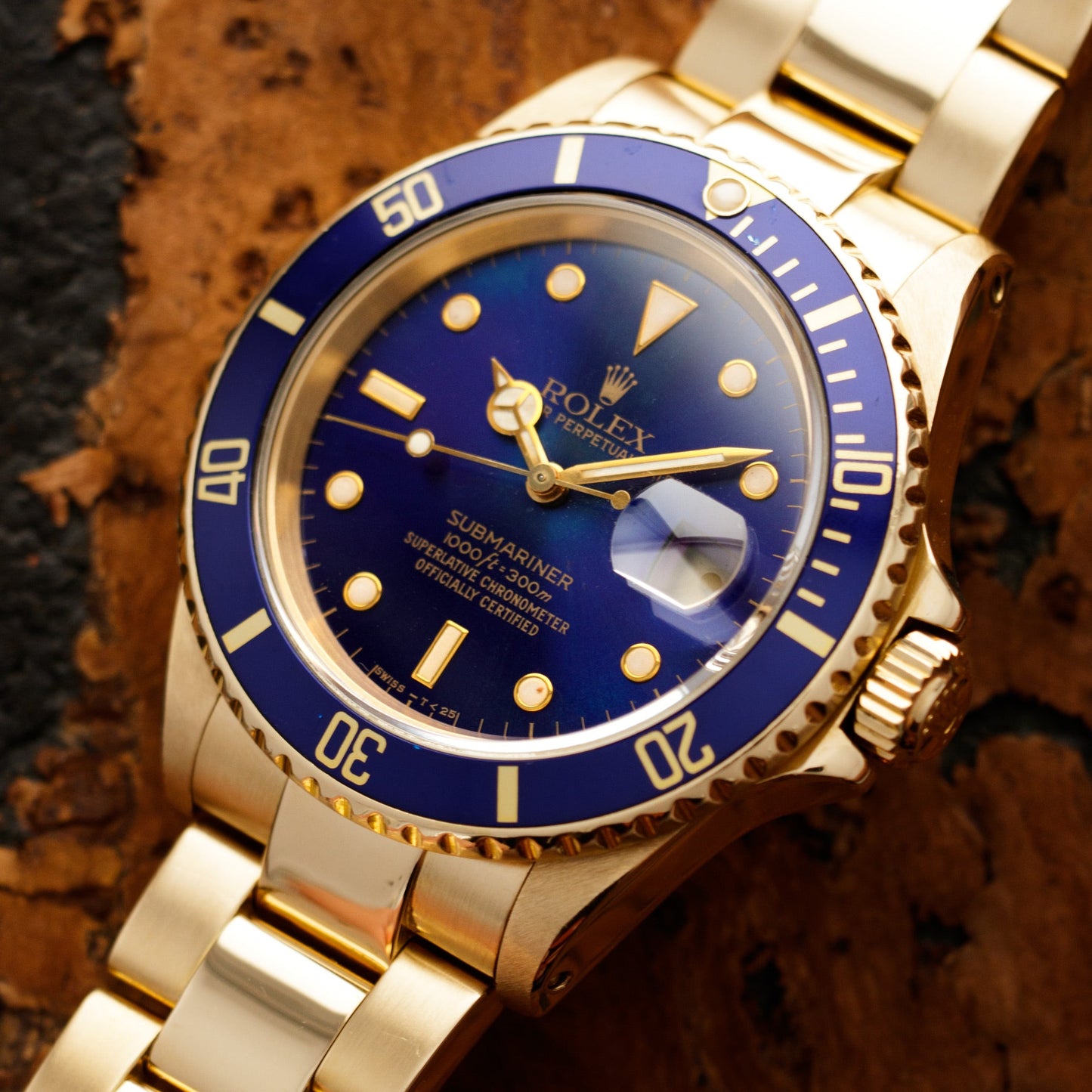 Rolex Yellow Gold Submariner Ref. 16618