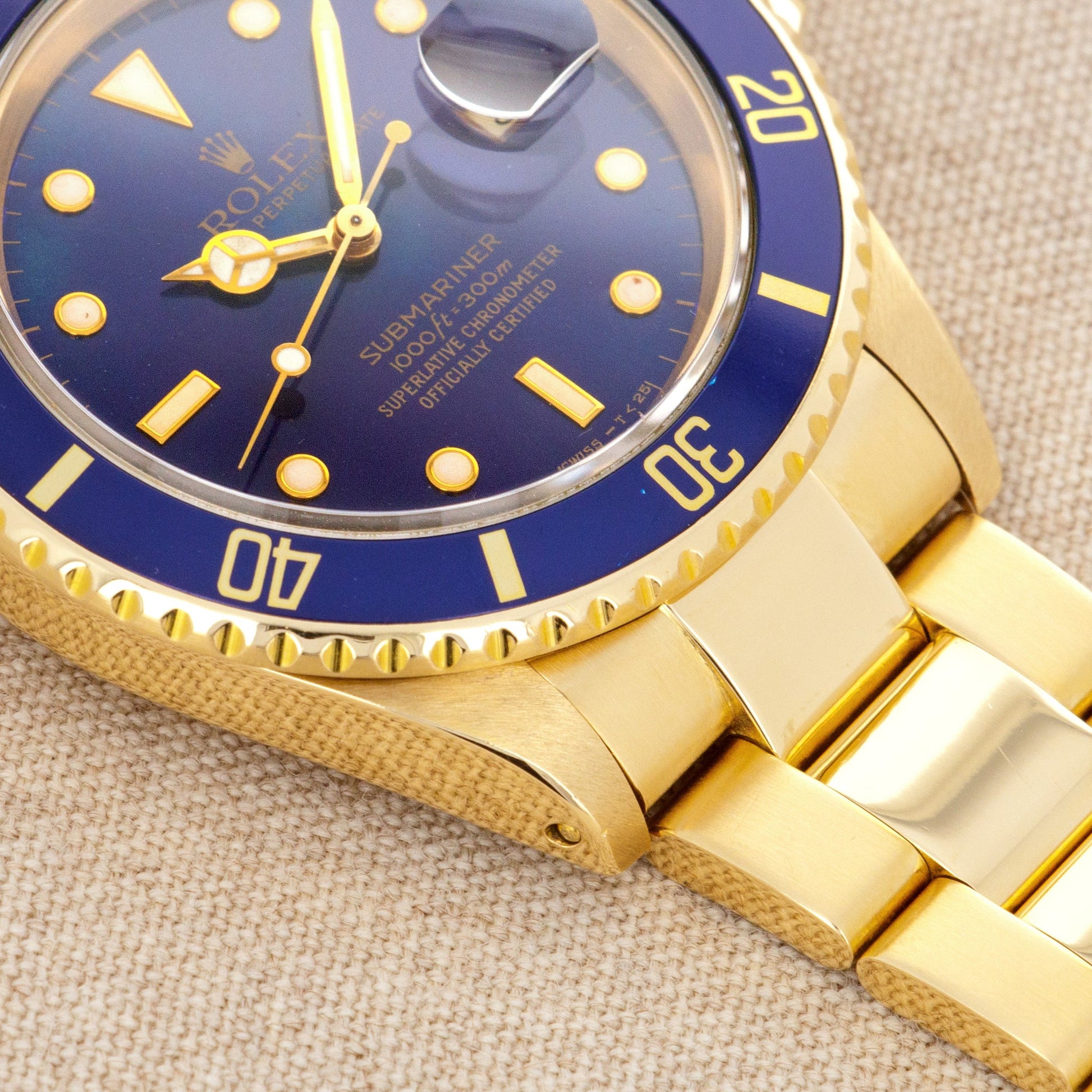 Rolex Yellow Gold Submariner Ref. 16618