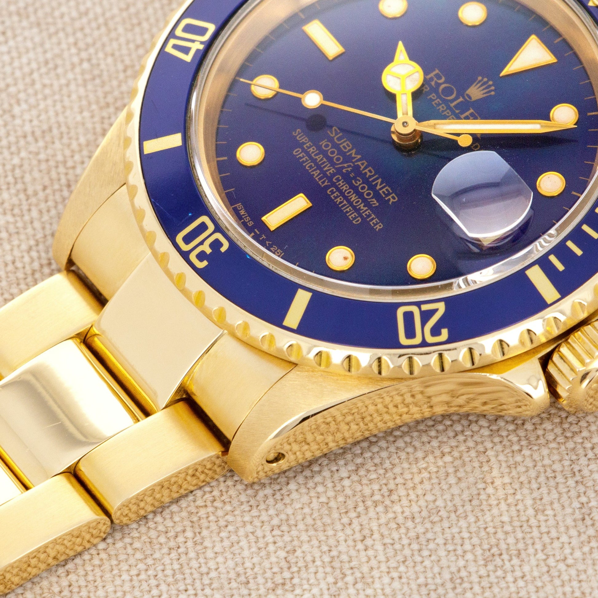 Rolex Yellow Gold Submariner Ref. 16618