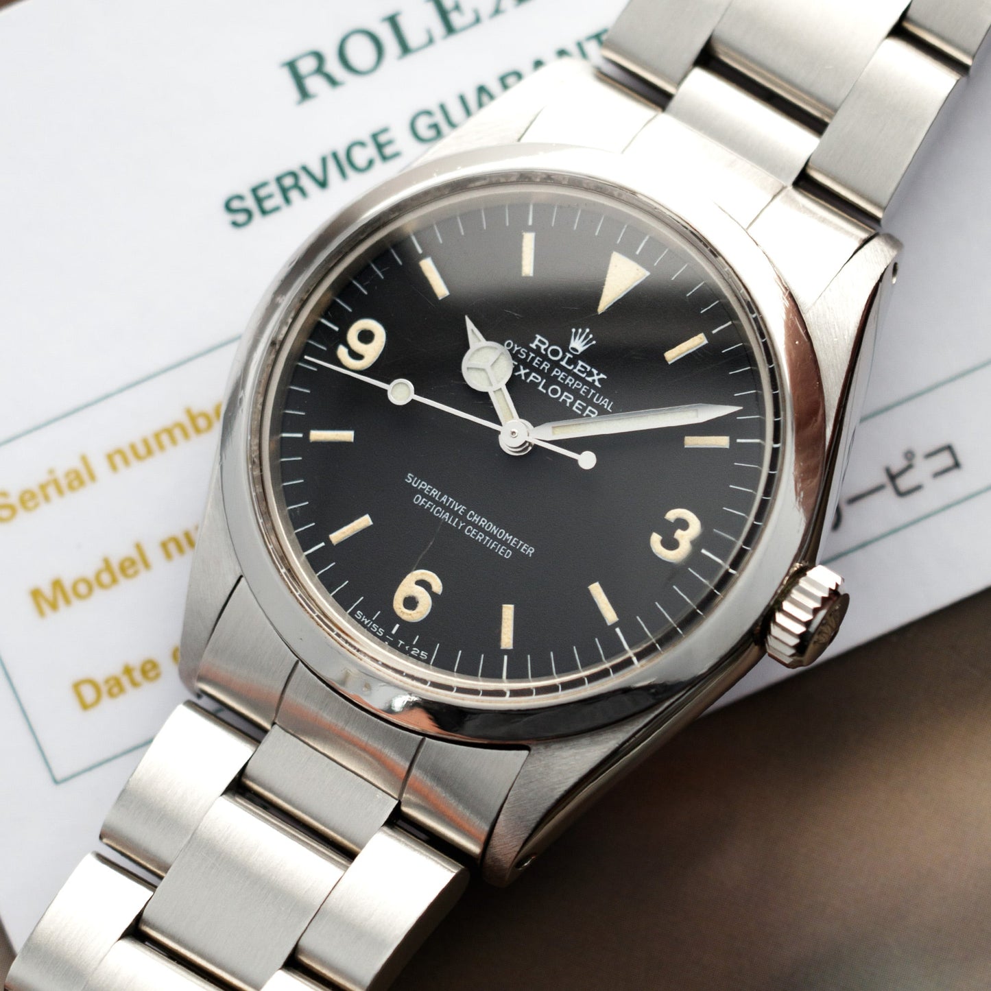 Rolex Steel Explorer Ref. 1016