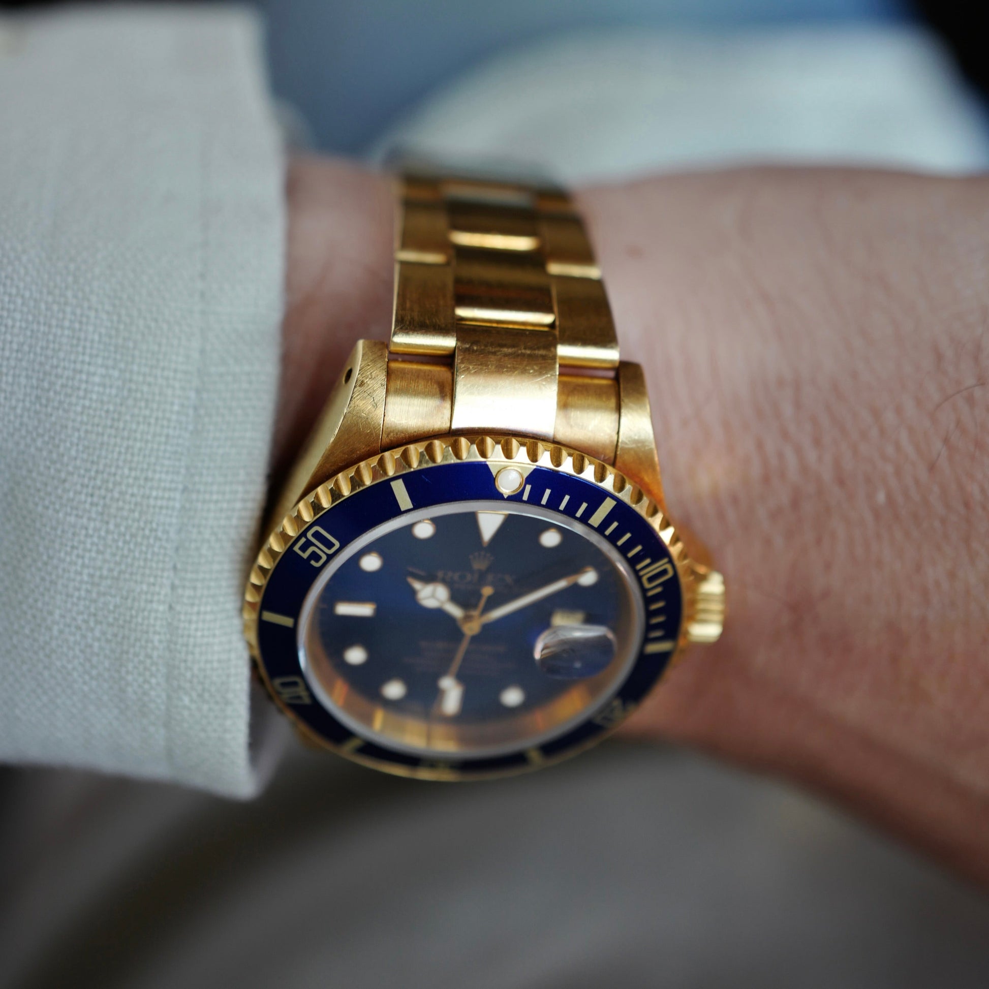 Rolex Yellow Gold Submariner Watch Ref. 16618 (NEW ARRIVAL)