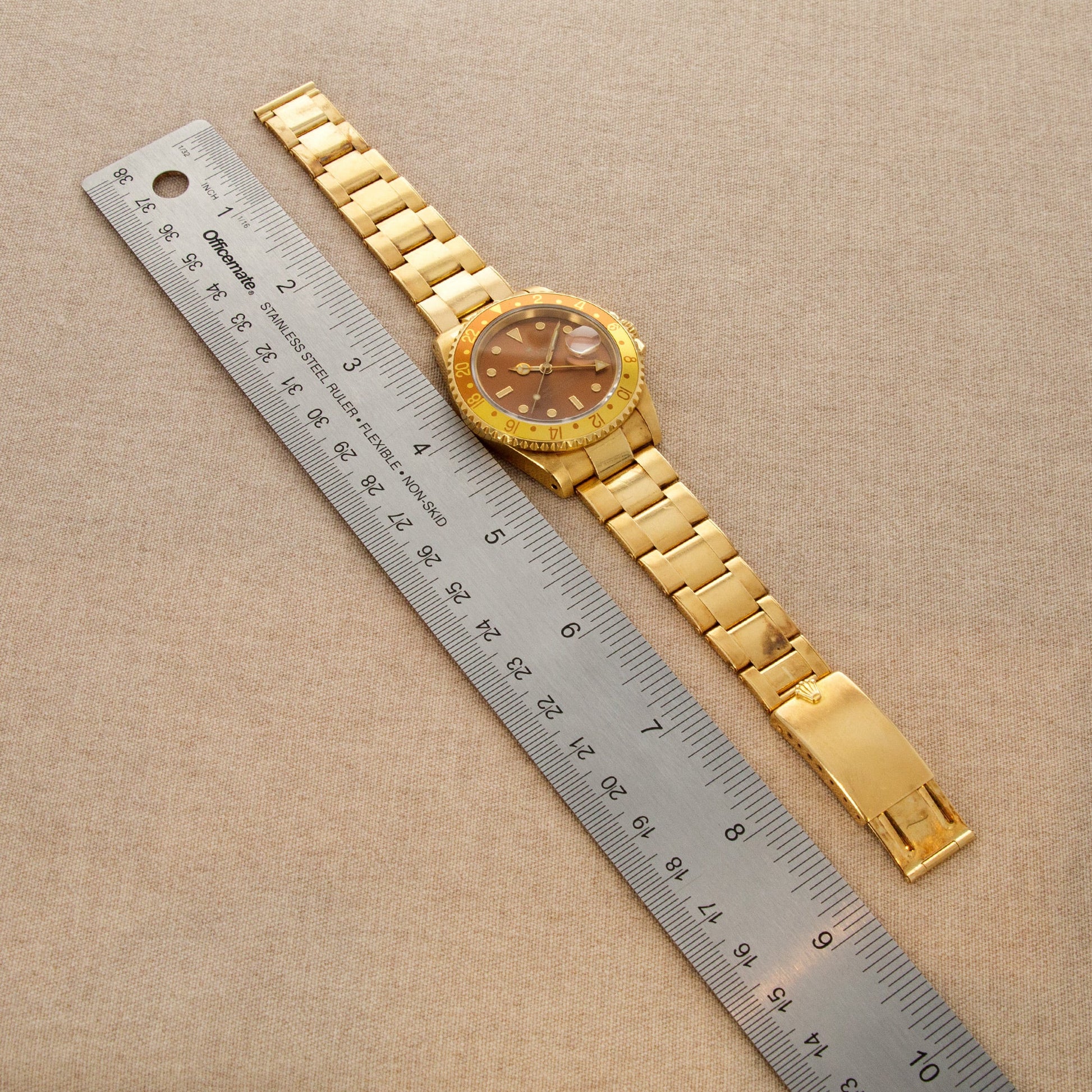 Rolex Yellow Gold GMT-Master II Watch Ref. 16718