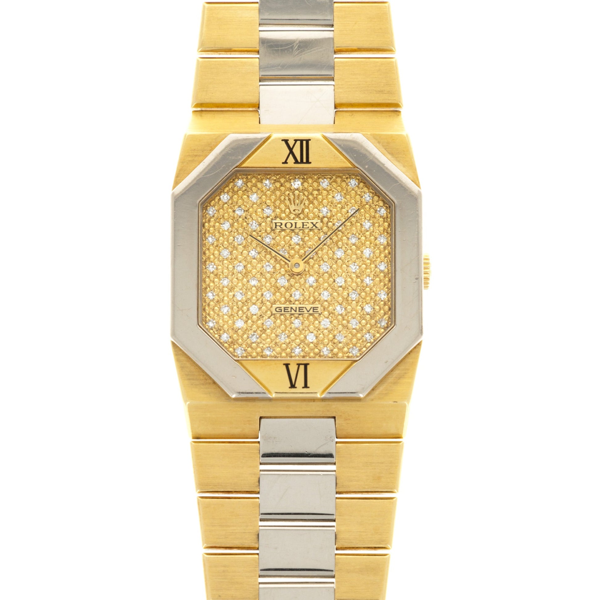 Rolex Yellow & White Gold Diamond Cellini Watch Ref. 5151